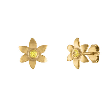 Jasmine Flower Stud Earrings