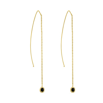 Shoulder Duster Threader Earrings