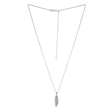 Wheat Sheaf Pendant Necklace- Sterling Silver