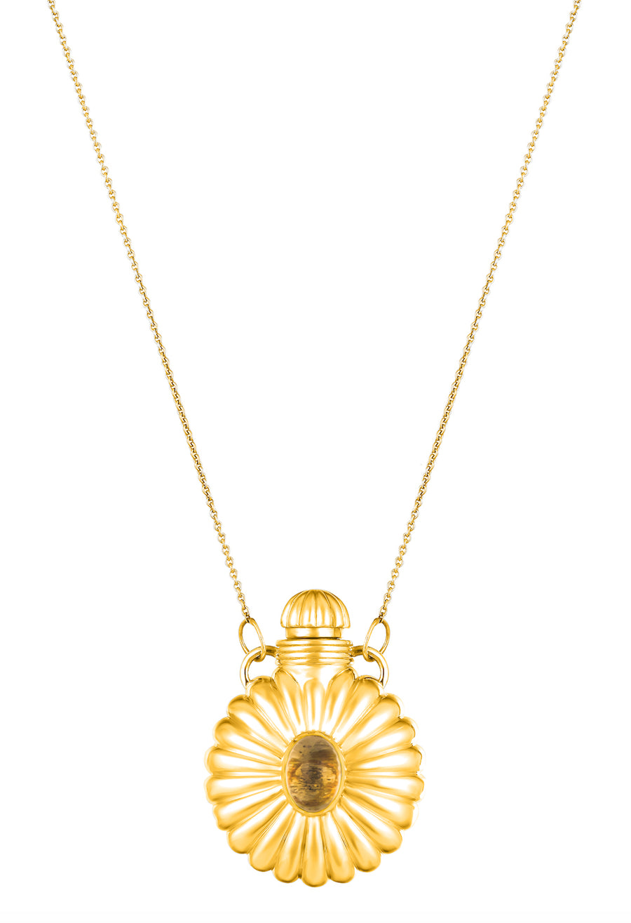 Taputi Bottle Pendant Necklace - 18K Gold Vermeil