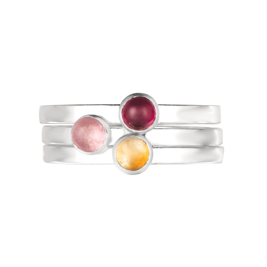 Ring Set - 18K Gold Vermeil