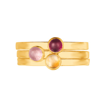 Ring Set - 18K Gold Vermeil