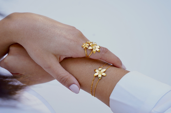 Jasmine Flower Delicate Bracelet